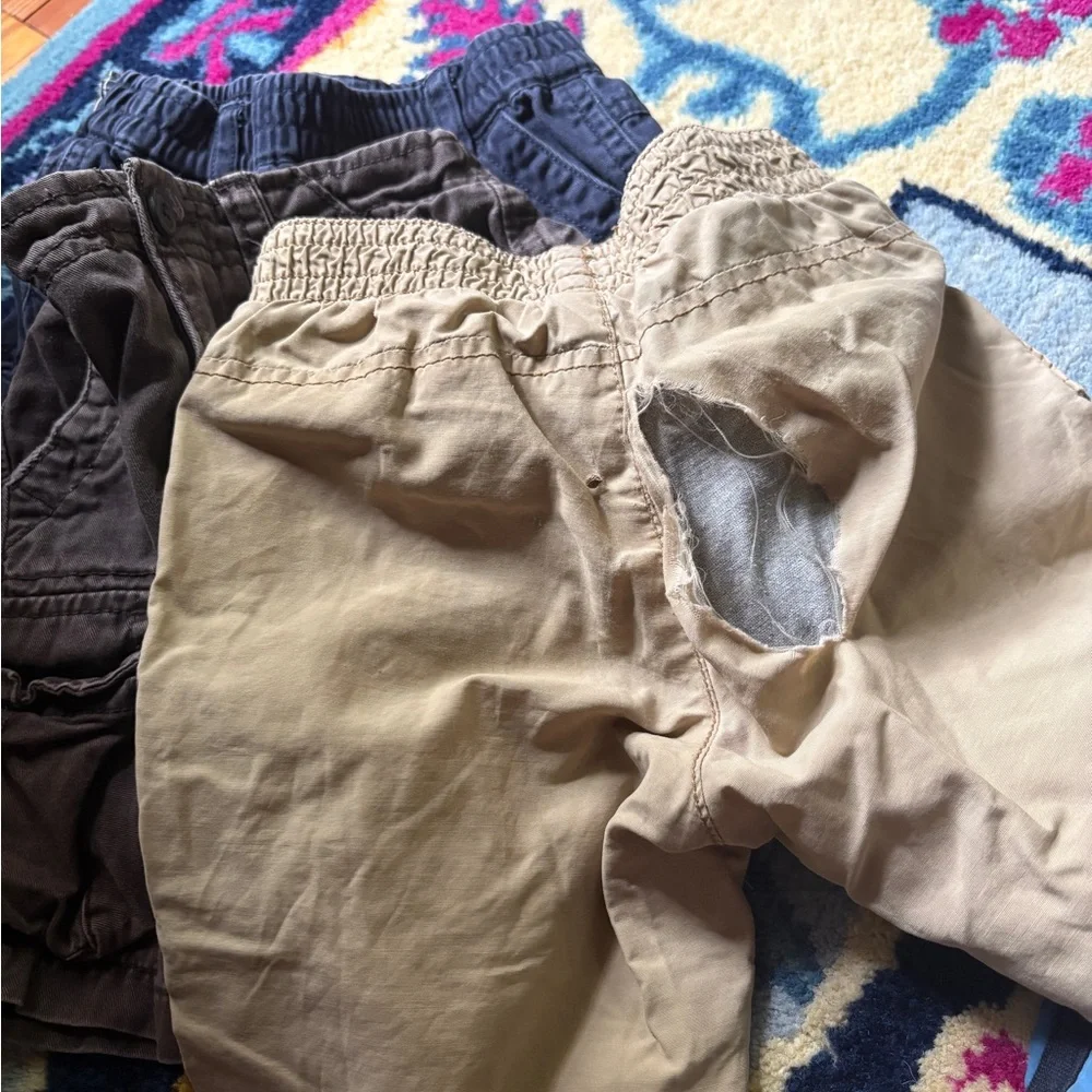 The Children's Place Cargo Shorts Bundle Navy Plaid Old Navy 18-24 months lot
